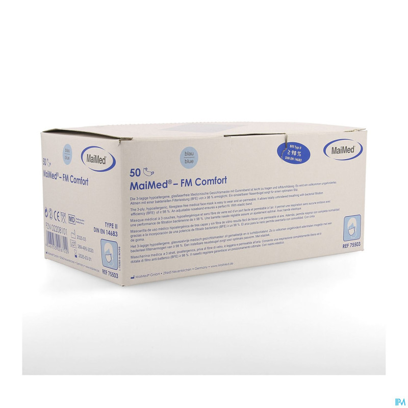Maimed masque chirurgical type 2 50