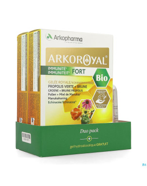 Arkoroyal immunite fort duo amp20x10ml+gel h. 50ml