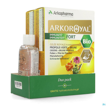 Arkoroyal immunite fort duo amp20x10ml+gel h. 50ml