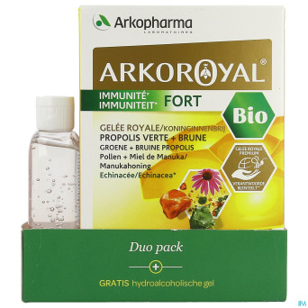 Arkoroyal immunite fort duo amp20x10ml+gel h. 50ml