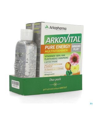 Arkovital pure energy immun.duo comp60+gel h.100ml