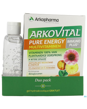 Arkovital pure energy immun.duo comp60+gel h.100ml