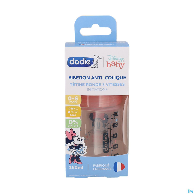 Dodie biberon initiation plast.disney minnie 150ml