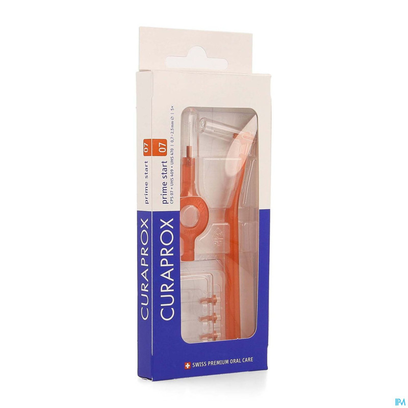 Curaprox cps 07 prime start rouge 2,5mm 5+2support