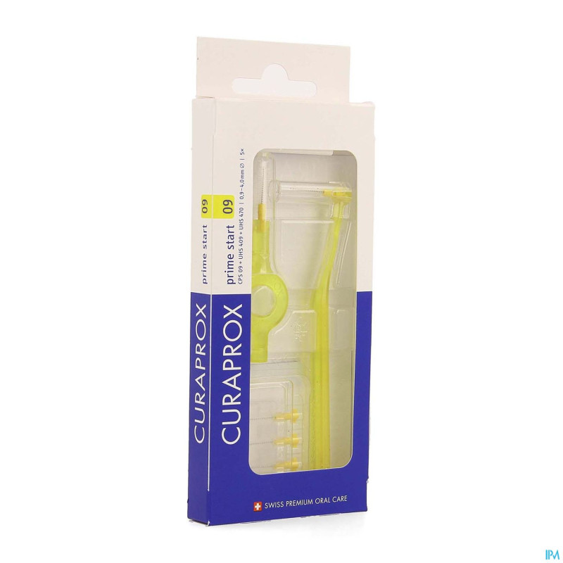 Curaprox cps 09 prime start jaune 4mm 5+2support
