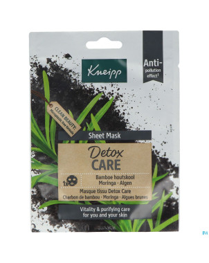 Kneipp masque tissu detox care 24g