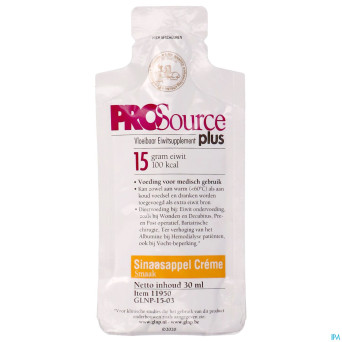 Prosource plus cr orange 15g protein   sach 1x30ml