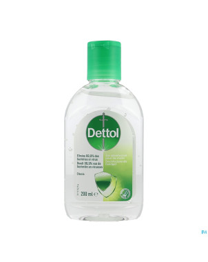 Dettol gel desinfectant mains classic 200ml