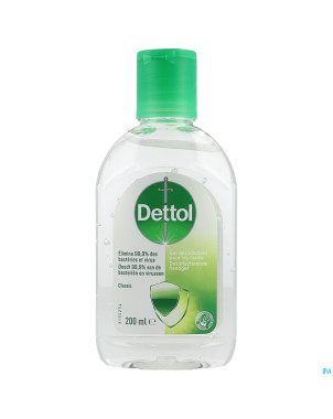 Dettol gel desinfectant mains classic 200ml