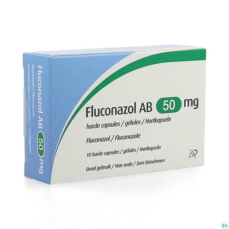 Fluconazol ab  50mg caps durs  10
