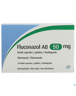 Fluconazol ab  50mg caps durs  10