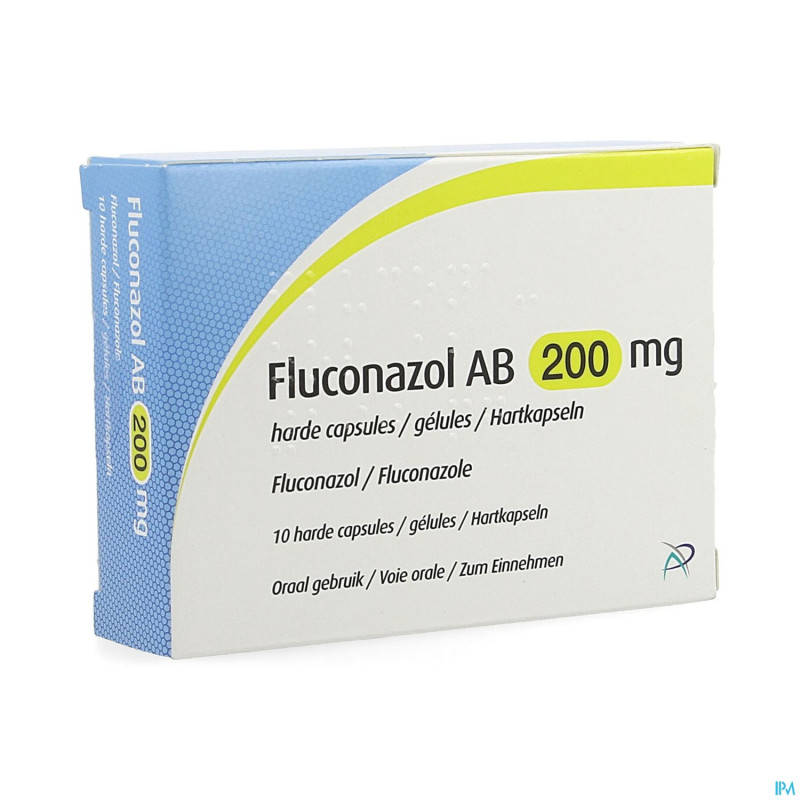 Fluconazol ab 200mg caps durs  10