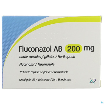 Fluconazol ab 200mg caps durs  10