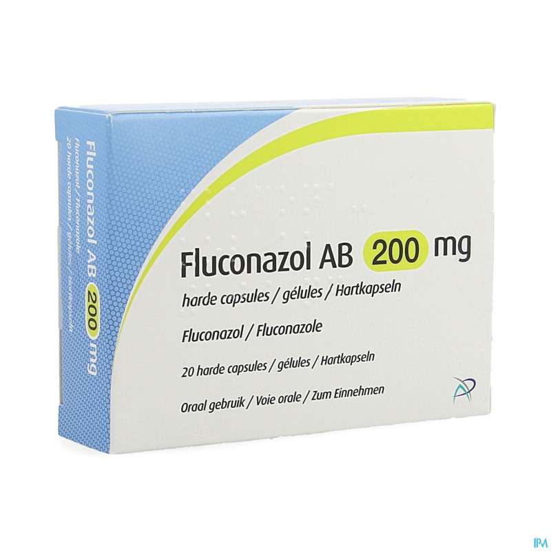 Fluconazol ab 200mg caps durs  20