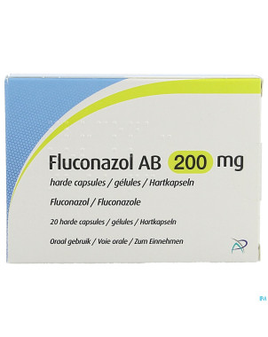 Fluconazol ab 200mg caps durs  20