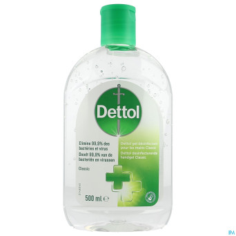 Dettol gel desinfectant mains classic    500ml