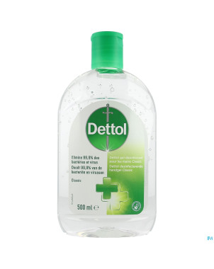 Dettol gel desinfectant mains classic    500ml