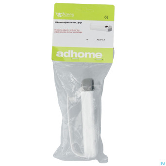 Systeme enlever medicament  blanc/gris adhome