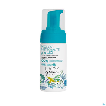 Lady green mousse nettoyante purete 100ml