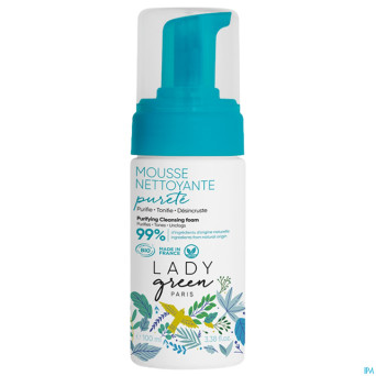 Lady green mousse nettoyante purete 100ml