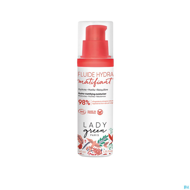 Lady green fluide hydra matifiant 40ml