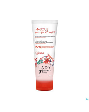 Lady green masque purifiant eclat 75ml