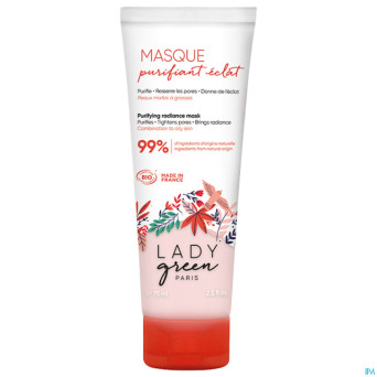 Lady green masque purifiant eclat 75ml