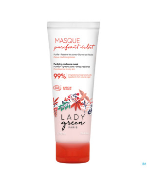 Lady green masque purifiant eclat 75ml