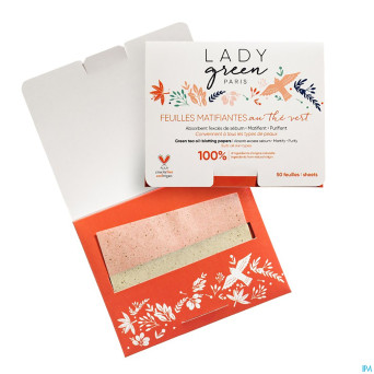 Lady green feuilles matifiantes the vert