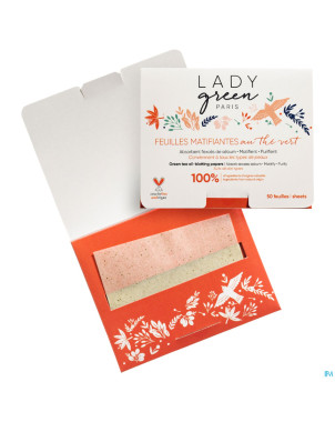 Lady green feuilles matifiantes the vert