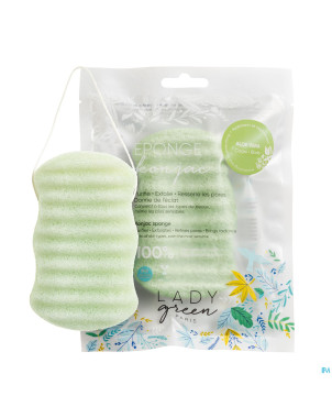 Lady green eponges konjac corps aloe vera