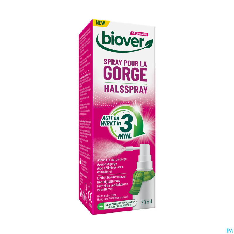 Biover selfcare spray gorge 3min    20ml