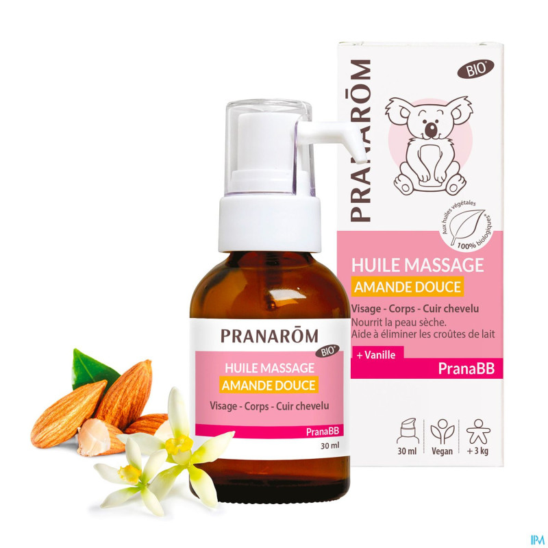 Pranarom pranabb hle massage amande douce van.30ml
