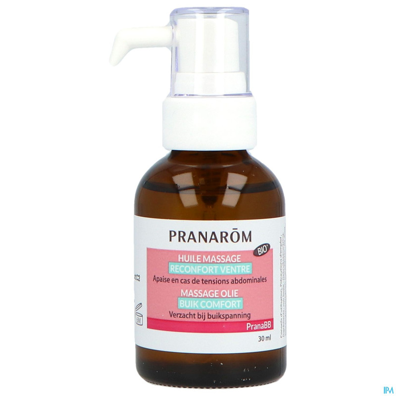 Pranarom pranabb huile massage reconf.ventre 30ml