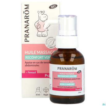 Pranarom pranabb huile massage reconf.ventre 30ml