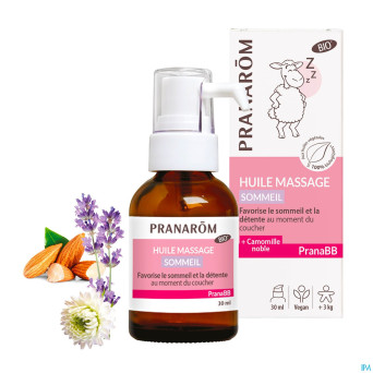 Pranarom pranabb huile massage sommeil  30ml