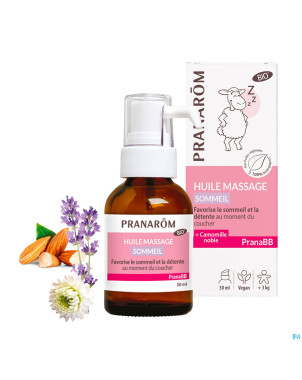 Pranarom pranabb huile massage sommeil  30ml