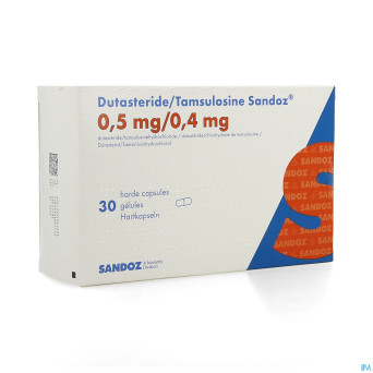 Dutasteride tamsulosine sandoz 0,5/0,4mg caps  30