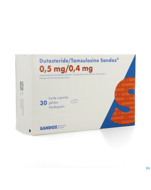 Dutasteride tamsulosine sandoz 0,5/0,4mg caps  30