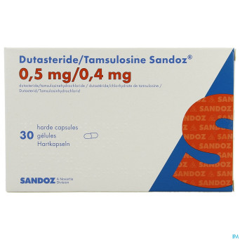 Dutasteride tamsulosine sandoz 0,5/0,4mg caps  30