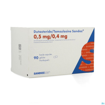 Dutasteride tamsulosine sandoz 0,5/0,4mg caps  90