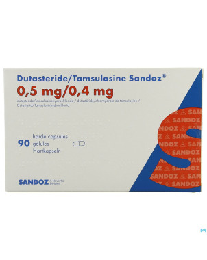 Dutasteride tamsulosine sandoz 0,5/0,4mg caps  90