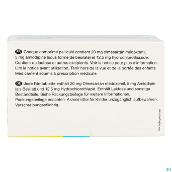 Olmesart/amlodip/hct viatris 20/5/12,5 comp pel 98