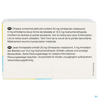 Olmesart/amlodip/hct viatris 20/5/12,5 comp pel 98