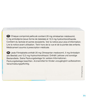 Olmesart/amlodip/hct viatris 20/5/12,5 comp pel 98