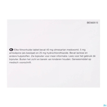 Olmesartan/amlodip/hct viatris 40/5/25 comp pel 98