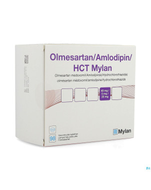 Olmesartan/amlodip/hct viatris 40/5/25 comp pel 98