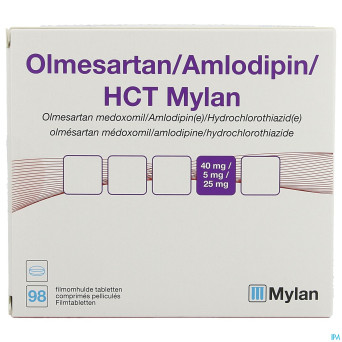 Olmesartan/amlodip/hct viatris 40/5/25 comp pel 98