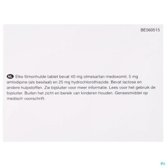 Olmesartan/amlodip/hct viatris 40/5/25 comp pel 98