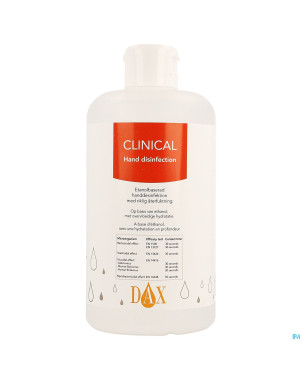 Dax clinical desinfectant main    fl souple 500ml